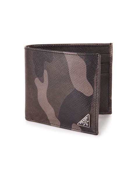 prada camo mens wallet|Prada men wallet sale.